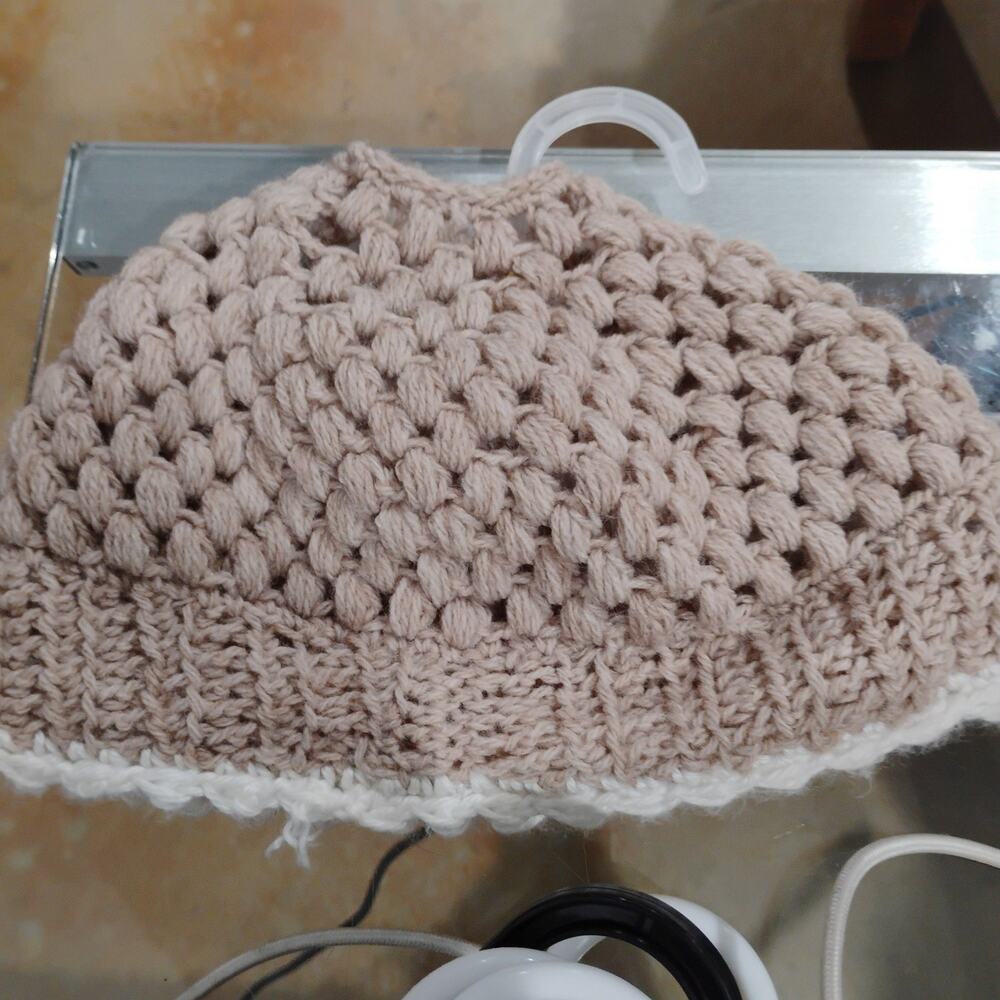 Crotchet Ponytail toboggan